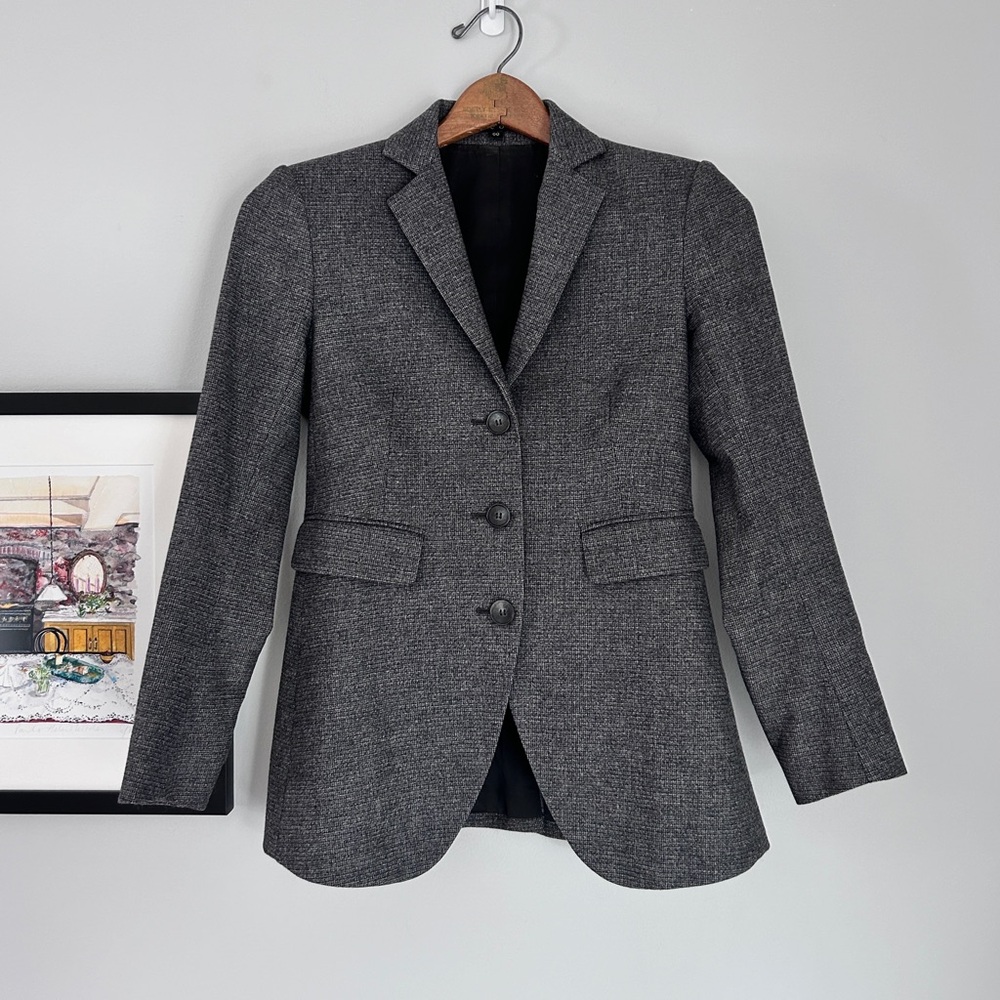 Theory Grey Wool Blazer